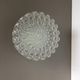 Modernist Floral Glass Wall Light Sconce Made by Hillebrand, Germany, 1970s