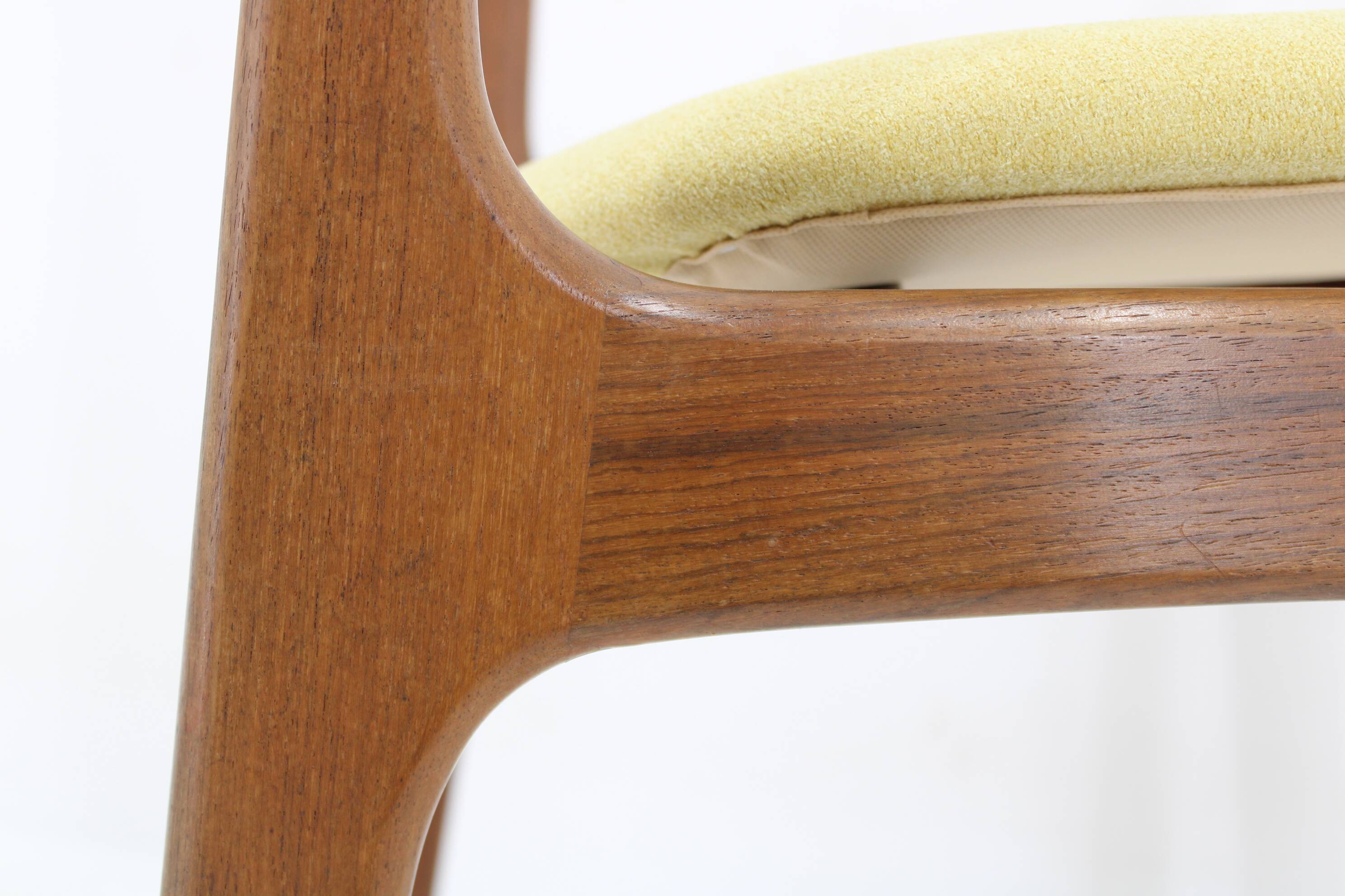 1960s Erik Buch Set of Six Restored Teak Dining Chairs, Denmark