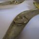 Wall Decoration Set 3 X Seagull / Swallow / Bird. Brass 70 / 80s