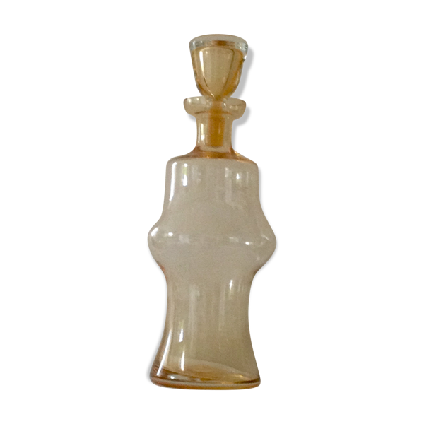 Carafe ocre jaune ambré