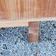 Vintage gold blond oak row 3 sliding doors