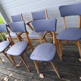Four chairs and two armchairs