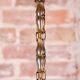 Art Deco Dissociative Chandelier in Brass and Opaline Glass, Czech, 1920s