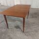 Scandinavian teak table with built-in extension