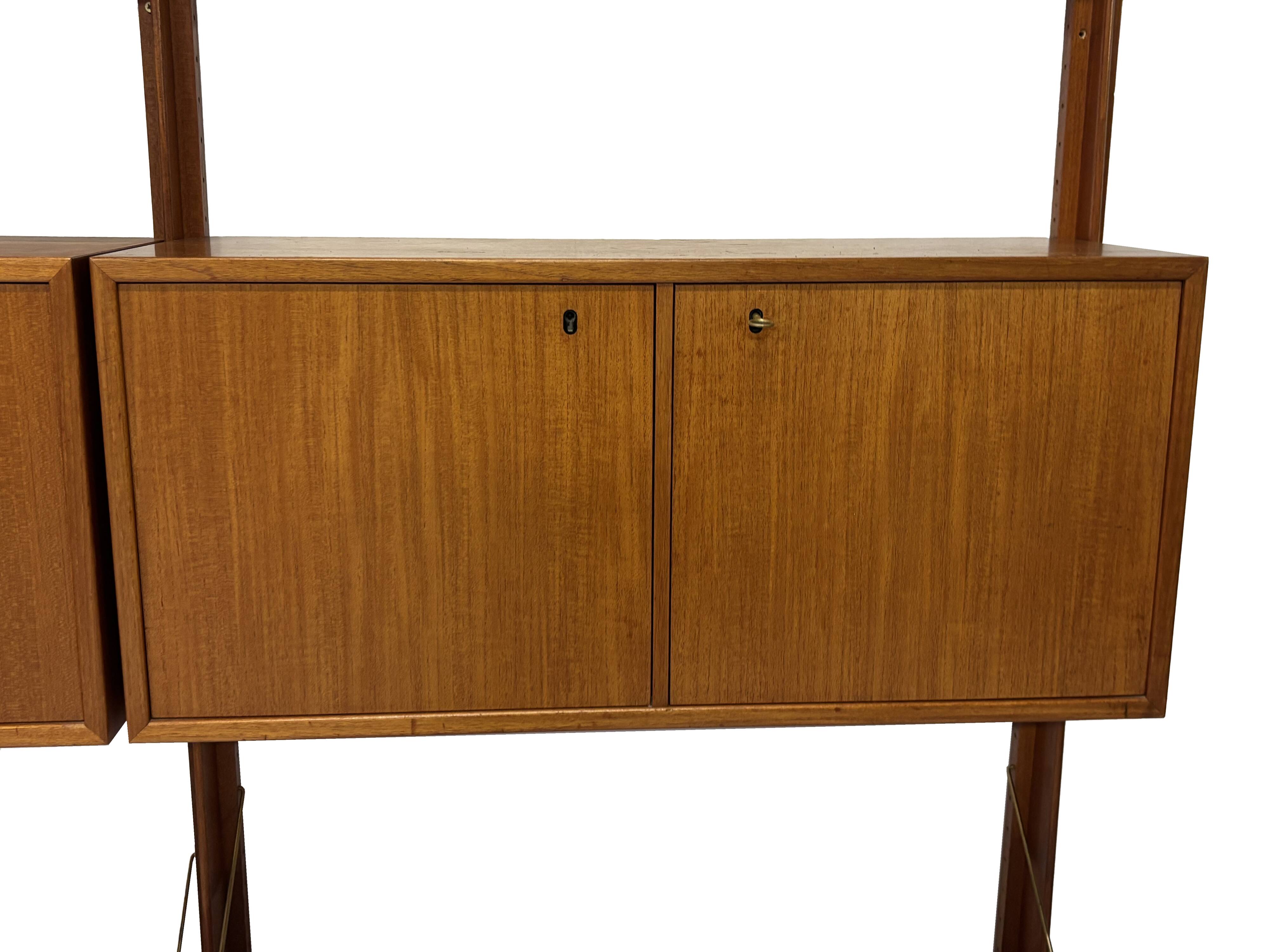 Vintage freestanding wall system Torbjorn Afdal 60's Scandinavian Design