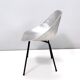 Set of Three Aluminum "Tulipe" Tonneu Chairs by Pierre Guariche, France