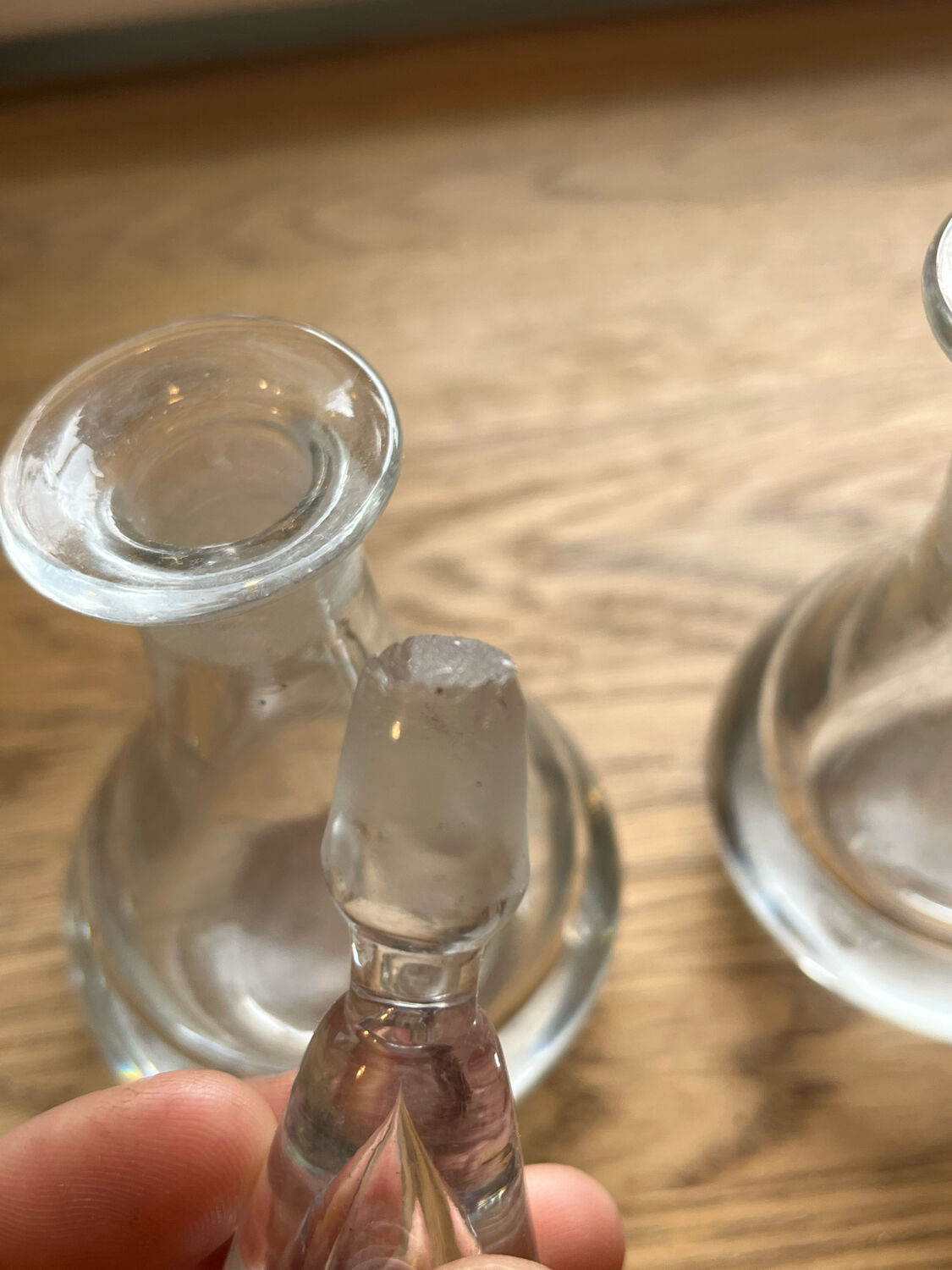 Duo glass bottles