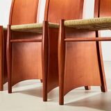 Philippe Starck Set of 4 Bob Dubois Dining Chairs for Driade Aleph Italy 1987