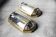 Set of geometric appliques metal 1970 s