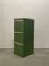 Metal filing cabinet with 3 drawers, 1970s.