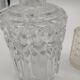 Série de 4 flacons en cristal de baccarat