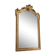 Antique napoleon mirror lll gilded pediment with rare gold leaf 103x182cm