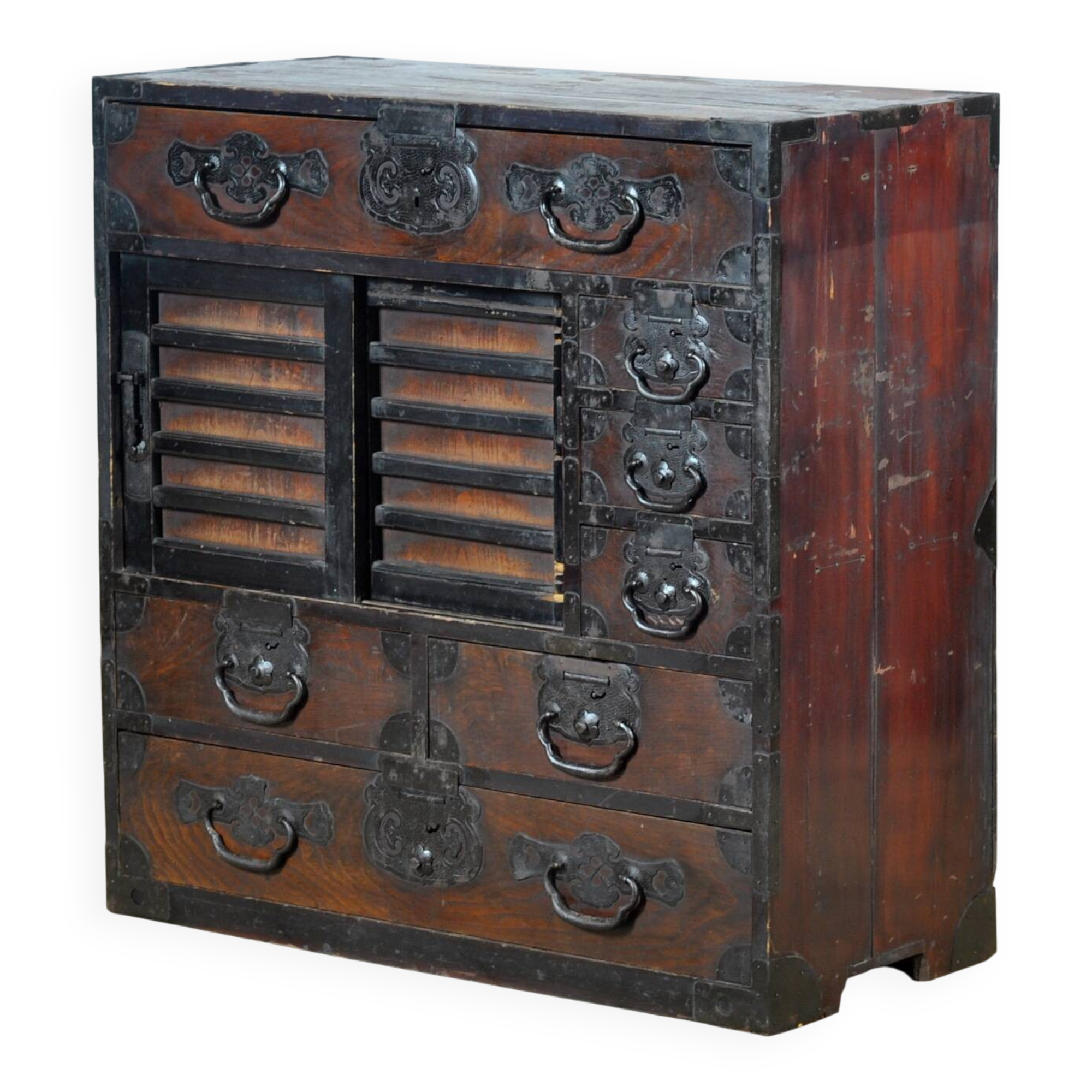 Commode japonaise Tansu, vers 1890