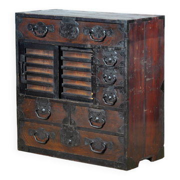 Japanese Tansu chest of drawers, circa 1890