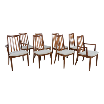 Lot de 8 chaises par Leslie Dandy pour G-Plan, 1960