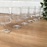 Set of 6 wine glasses