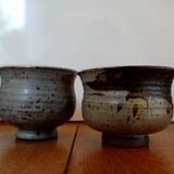 6 bols en grès La Borne Digan