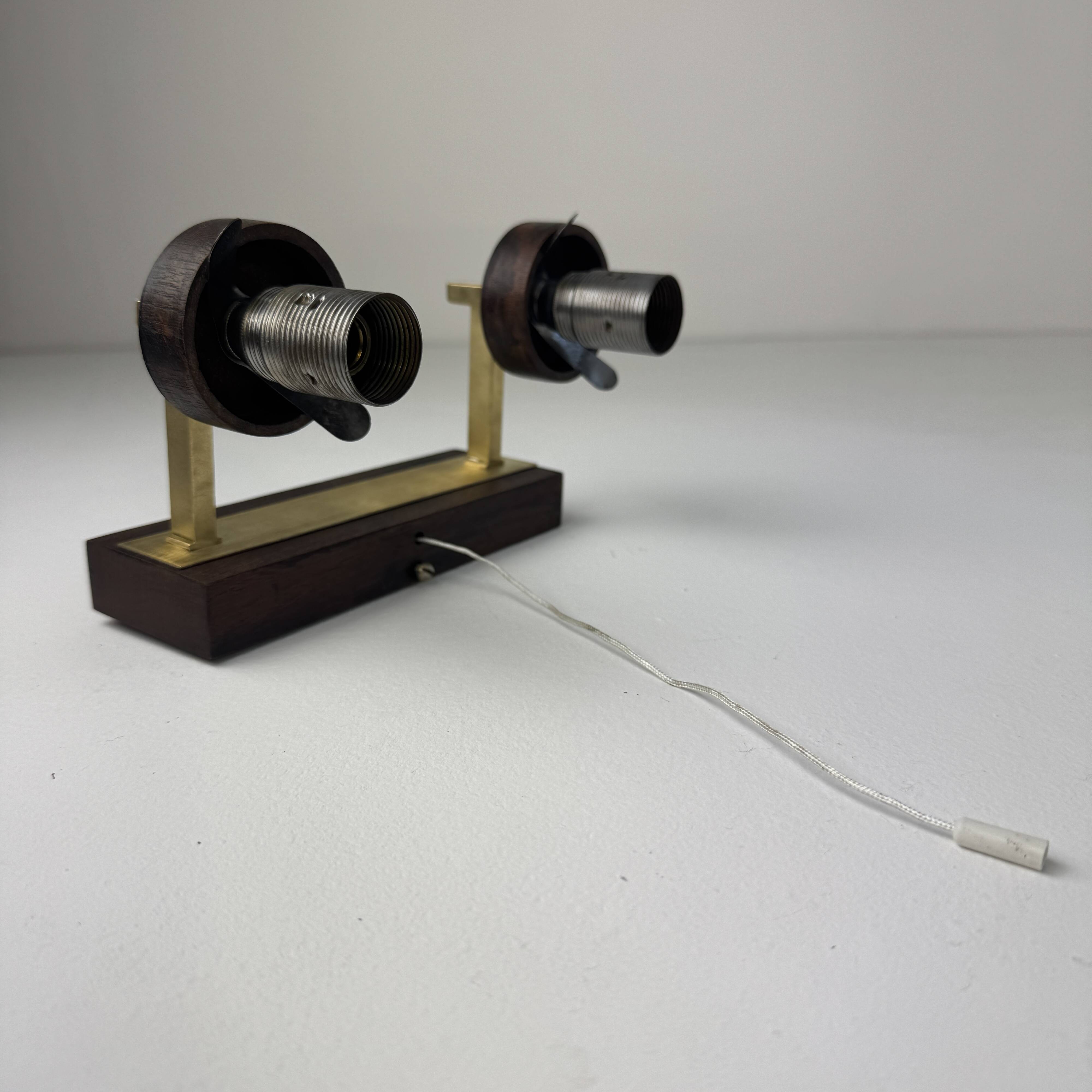 Vintage scandinavian double wall light