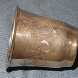 Timbale tulip in solid silver punch Minerve era 19th