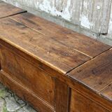 Wooden chest bench, 18th century