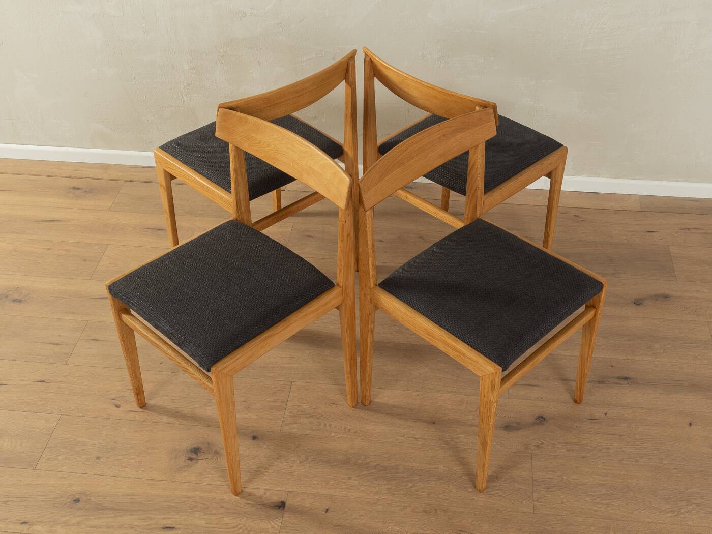 Classic Scandinavian dining chairs from the 1960s, set of 4