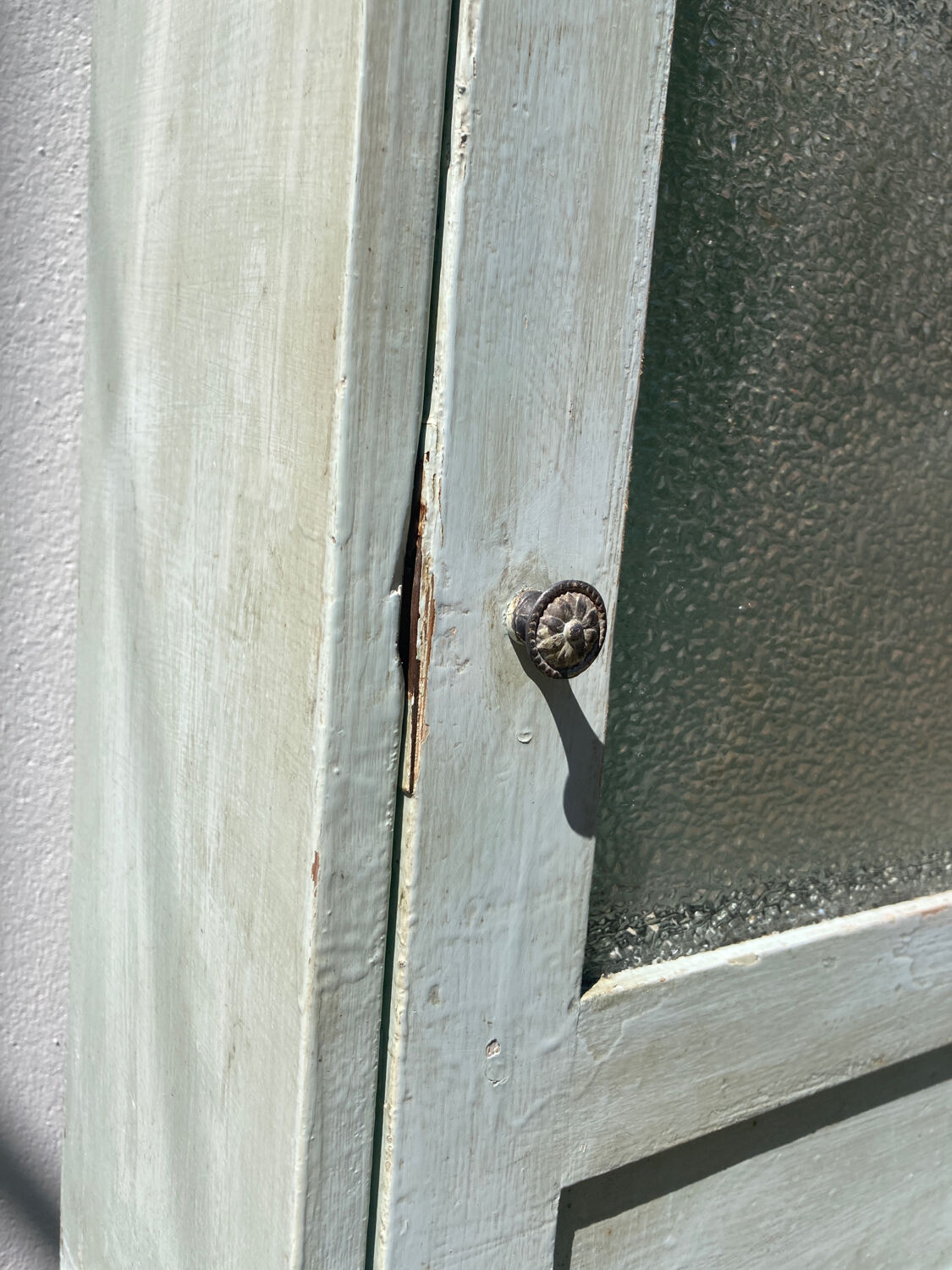 Handcrafted 1940 wooden medicine cabinet