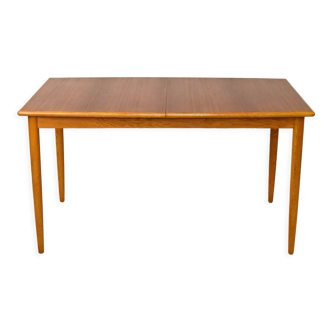Vintage teak and oak rectangular table