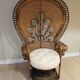 Fauteuil Emmanuelle peacock en rotin