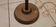 Lampe vintage laiton et opaline blanche