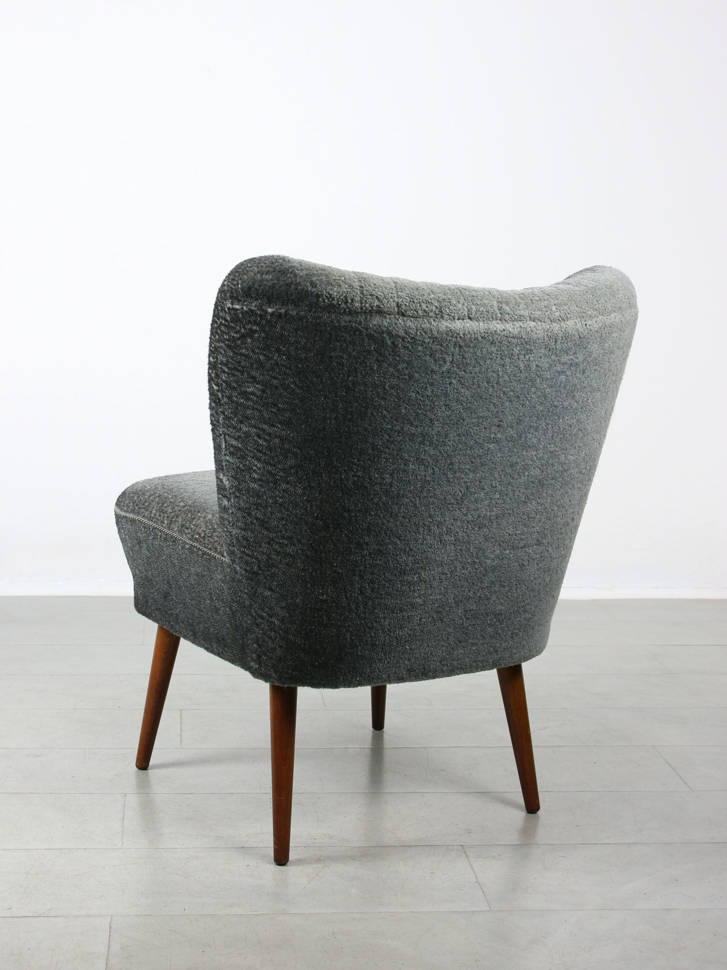 Chaises Art déco bleues, lot de 2