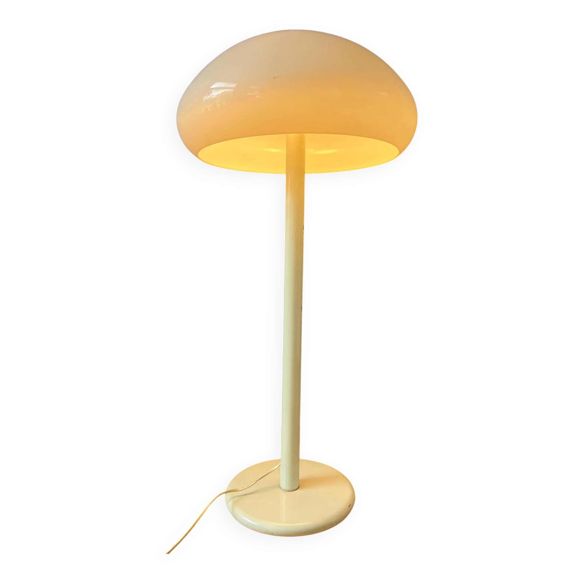 Lampadaire Dijkstra UFO Space Age blanc