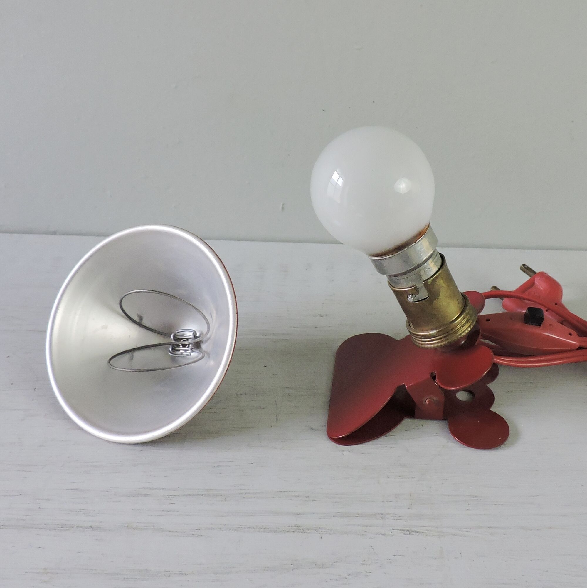 Vintage lamp "clip" France 50s