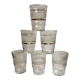 Set of 6 50s granite water glasses
