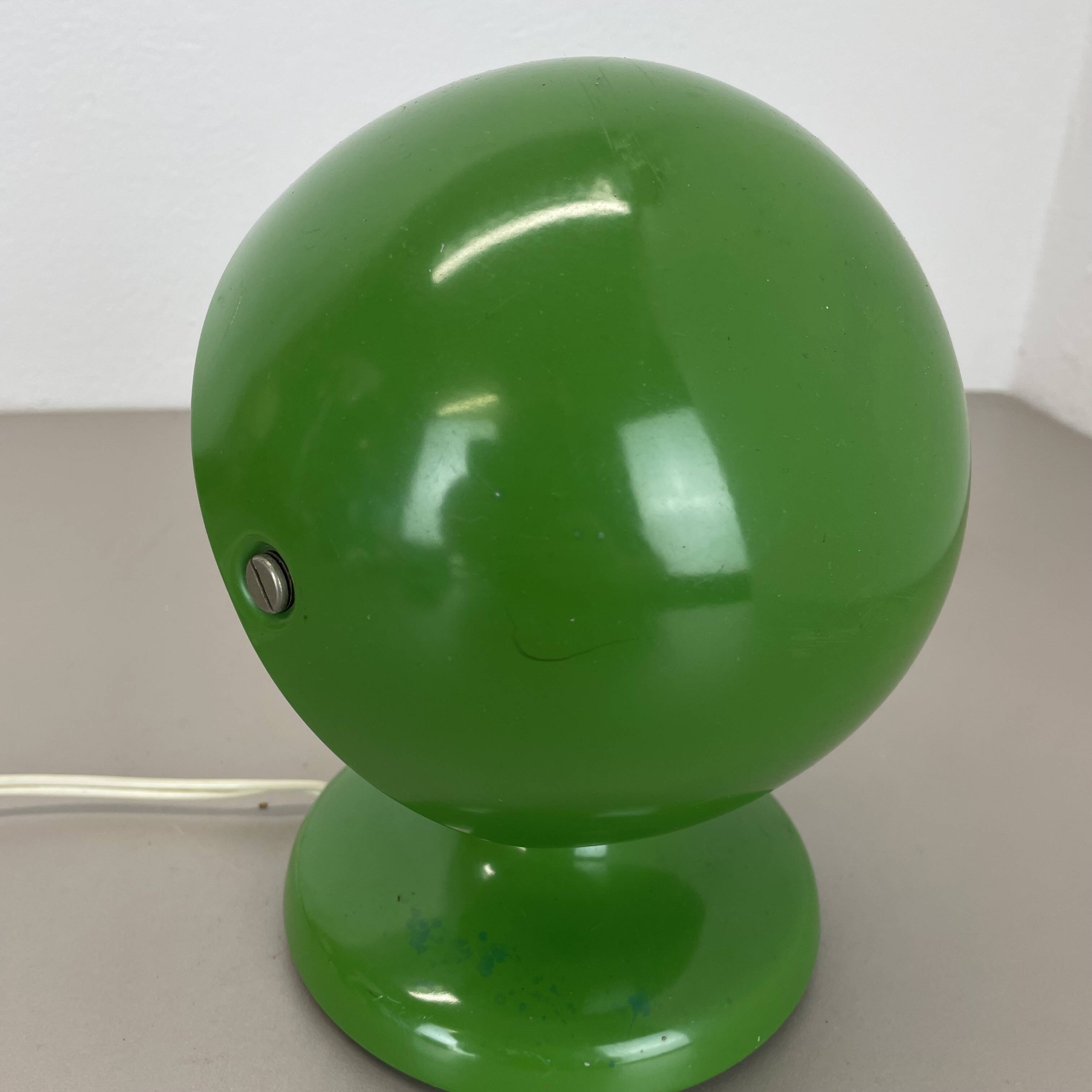 rare green model "Junker" Table Lamp by Afra & Tobia Scarpa for Flos, Italy