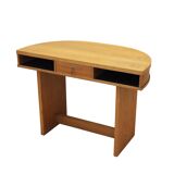 Oak desk, Italian design, 1970s, production: Italy