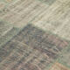 Handmade anatolian overdyed 175 cm x 242 cm grey patchwork carpet