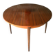 Scandinavian teak table with extensions, 4/6 people.