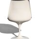 Eero Saarinen Tulip chair Knoll, aluminium base, blue cushion