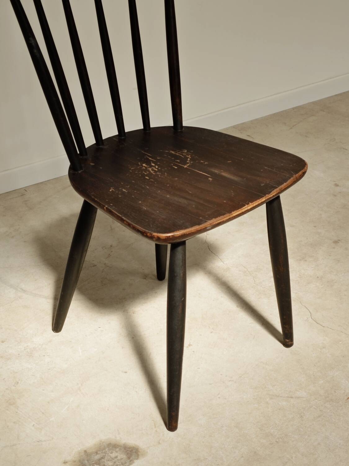 Danish office chair in solid wood