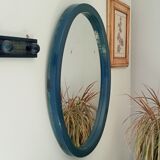 Oval mirror 70s - 78x58cm