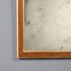 Antique walnut mirror with mercury glass, Italy, 19th century