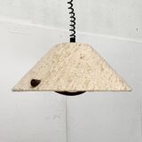Wood and wool suspension from the mid-century, 1960s.