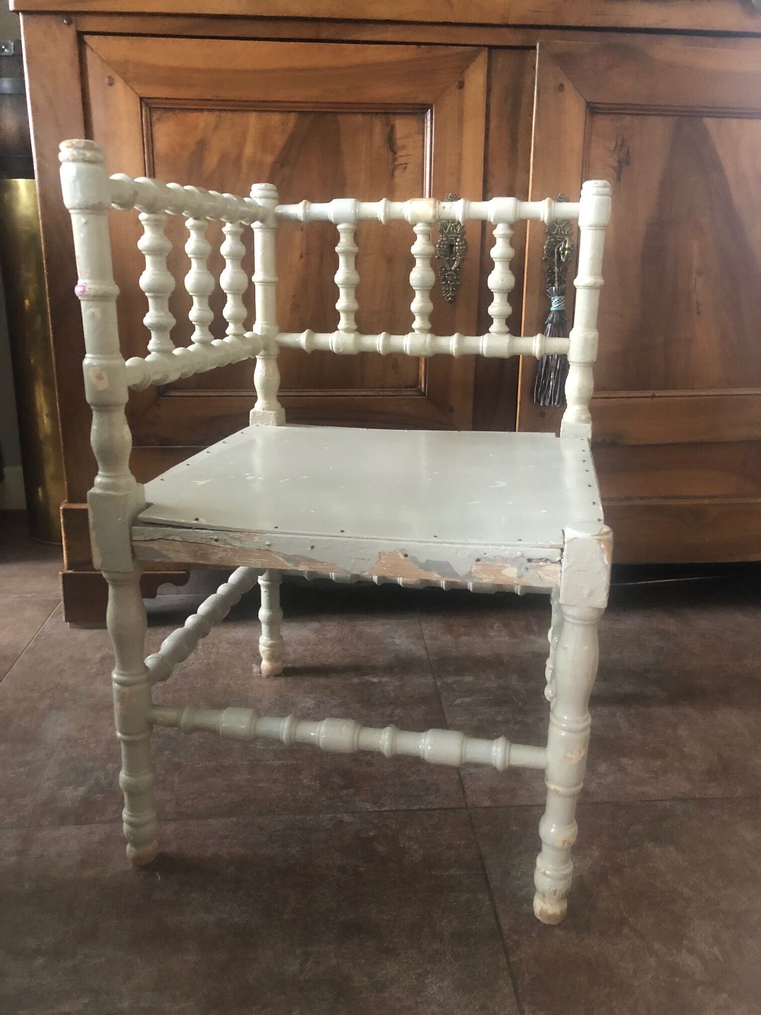 Vintage corner chair