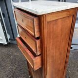 Style chiffonnier louis XVI marble tray