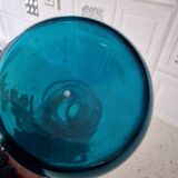 Antique enamelled decanter