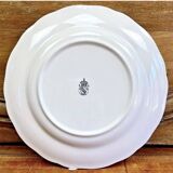 6 old Luneville flat plates, Réverbère model