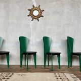 Set of 4 vintage Calligaris chairs – 1980s design