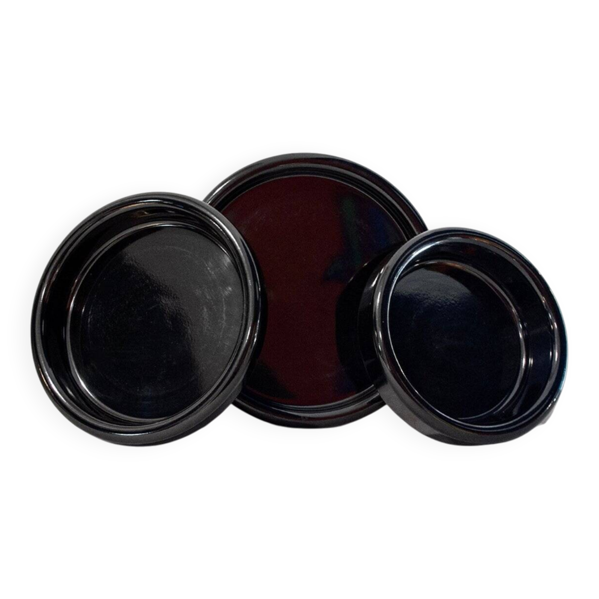 Metal centrepiece by Gianfranco Frattini for Progetti, 1970s, set of 3.