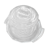 Art Deco glass dessert or cheese bell