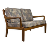 Canapé deux places vintage Senator en teck par L. Olsen, années 1970